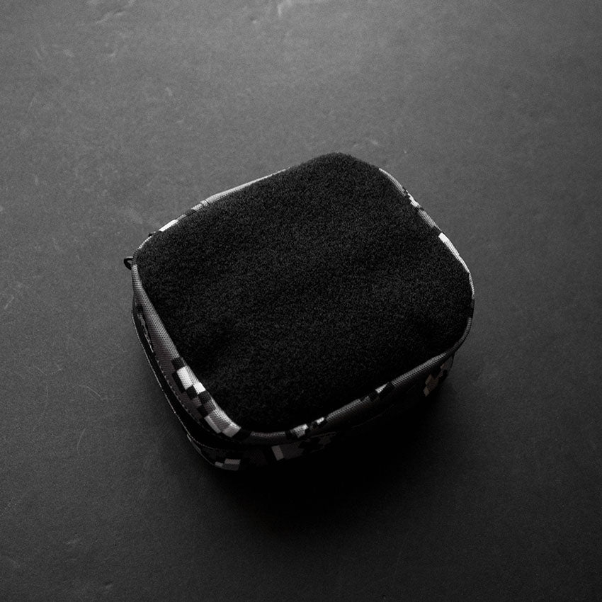 Coin Pouch: Monochrome Grey Pattern