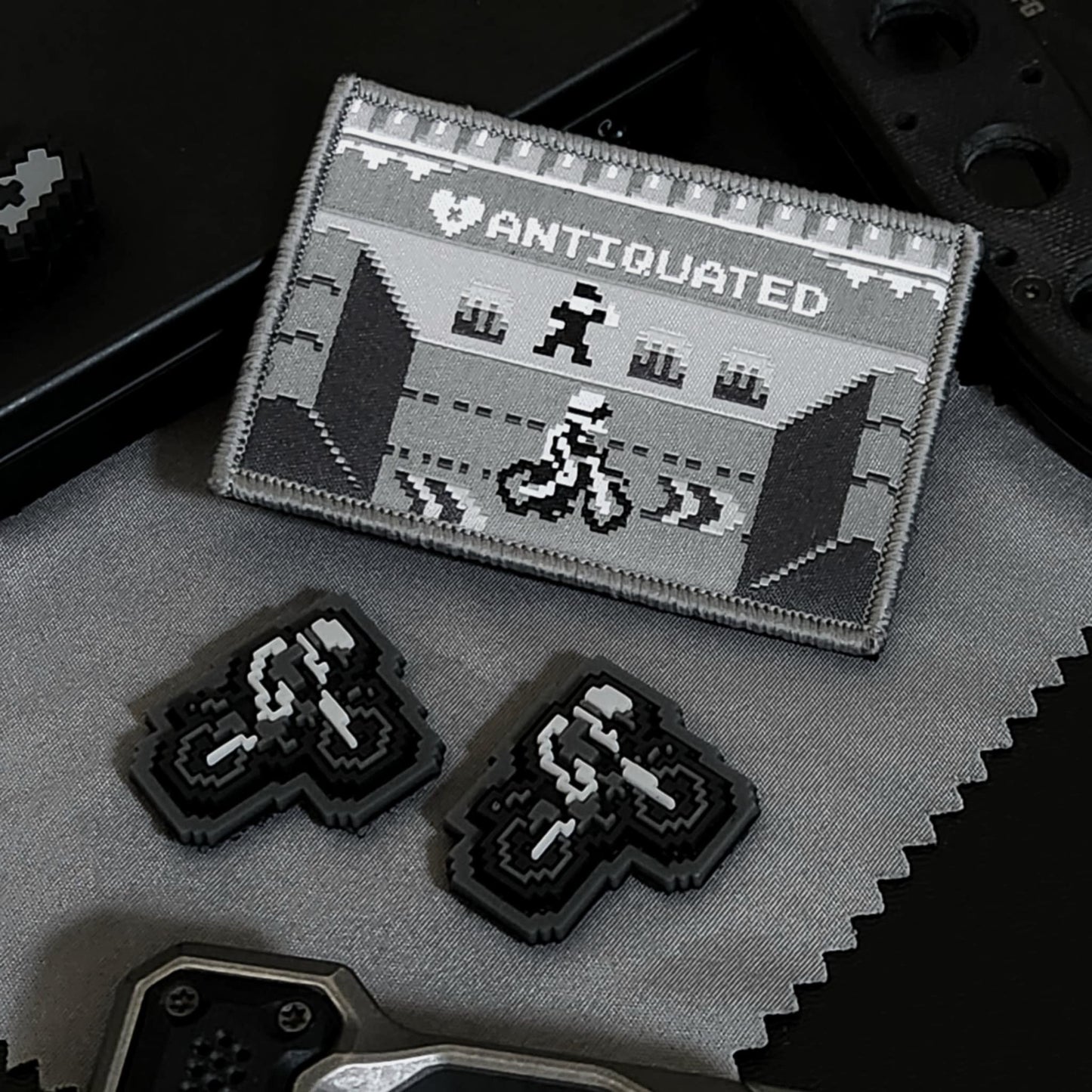 Excited Bike GreyScale