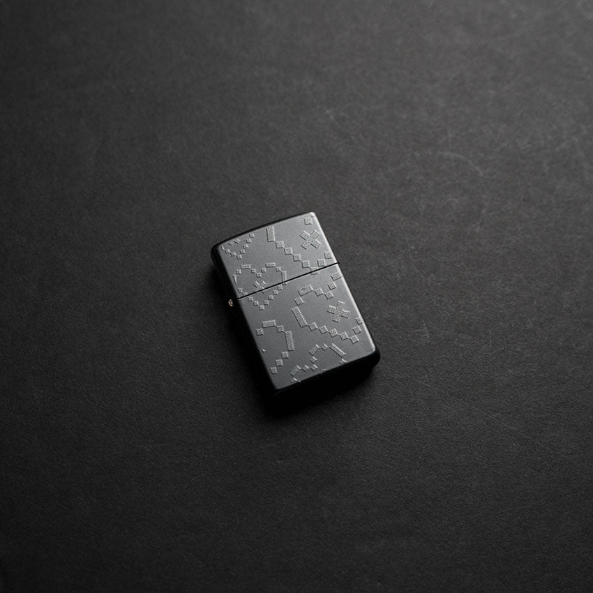 Black Printed Multi Heart Lighter Case